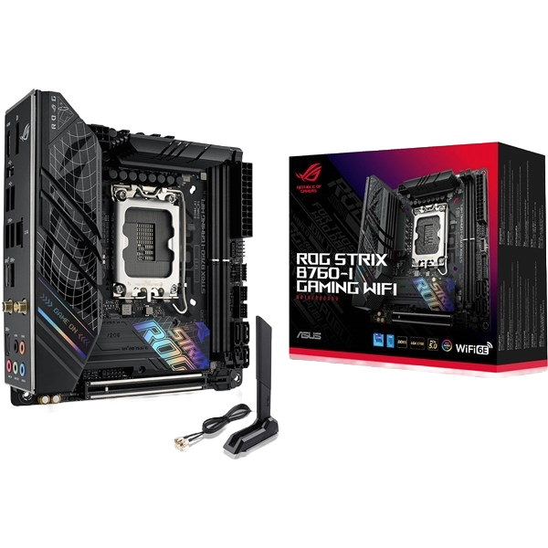 ASUS ROG Strix B760-I Gaming WiFi ITX Motherboard for Intel LGA1700 CPUs
